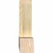 Ekena Millwork Portland Rough Sawn Timber Gable Bracket, Douglas Fir, 48"W x 16"H x 4"D x 4"F, 8/12 Pitch GBW048X16X0404POR00RDF - alternate 3